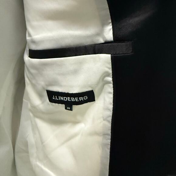 J.Lindeberg Men’s Blazer Western Fringe White Black Rodeo Maximalism Size 48 NWT - Picture 7 of 11